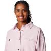 imageColumbia Womens Blue Point Creek Corduroy Shirt JacketPink Dawn