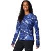 imageColumbia Womens Summit Valley Long Sleeve CrewClematis Blue Windblown