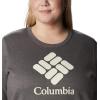 imageColumbia Womens Trek Graphic CrewCharcoal HeatherStacked Gem