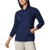 imageColumbia Womens Trek Graphic Treatment HoodieCollegiate NavyCasual Script