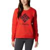 imageColumbia Womens Trek Graphic CrewBold OrangeStacked Gem