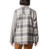 imageColumbia Womens Blue Point Creek Shirt Jacket City Grey River Crossing PlaidMH Large