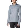 imageColumbia Womens Park View Grid Fleece Half Zip Cirrus Grey Small