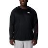 imageColumbia Mens Big and Tall PFG Terminal Tackle Long Sleeve TeeArk  Black