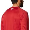 imageColumbia Mens Big and Tall PFG Terminal Tackle Long Sleeve TeeArk  Red Velvet  White