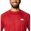 imageColumbia Mens Big and Tall PFG Terminal Tackle Long Sleeve TeeArk  Red Velvet  White