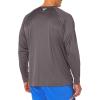 imageColumbia Mens Big and Tall PFG Terminal Tackle Long Sleeve TeeCity GreyDark Lime Logo