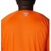 imageColumbia Mens Big and Tall PFG Terminal Tackle Long Sleeve TeeCle  Spark Orange