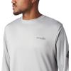 imageColumbia Mens Big and Tall PFG Terminal Tackle Long Sleeve TeeCool GreyBlack Realtree Mako