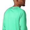 imageColumbia Mens Big and Tall PFG Terminal Tackle Long Sleeve TeeDark LimeSunlit Logo