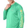 imageColumbia Mens Big and Tall PFG Terminal Tackle Long Sleeve TeeDark LimeSunlit Logo