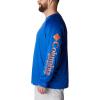 imageColumbia Mens Big and Tall PFG Terminal Tackle Long Sleeve TeeFla  Azul  Spark Orange