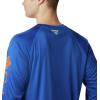 imageColumbia Mens Big and Tall PFG Terminal Tackle Long Sleeve TeeFla  Azul  Spark Orange