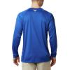 imageColumbia Mens Big and Tall PFG Terminal Tackle Long Sleeve TeeFla  Azul  Spark Orange