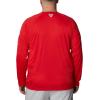 imageColumbia Mens Big and Tall PFG Terminal Tackle Long Sleeve TeeUga  Bright Red  White