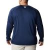 imageColumbia Mens Big and Tall PFG Terminal Tackle Long Sleeve TeeWv  Collegiate Navy  Mlb Gold