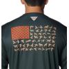 imageColumbia Mens PHG Terminal Shot Game Flag Long SleeveDark ForestSahara Waterfowl Flag