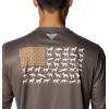 imageColumbia Mens PHG Terminal Shot Game Flag Long SleeveIronChalk Dog Flag