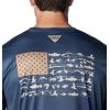 imageColumbia Mens PHG Terminal Shot Game Flag Long SleeveZinc  Fossil Cast N Blast