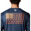 imageColumbia Mens PHG Terminal Shot Game Flag Long SleeveZincBlaze Dog Flag