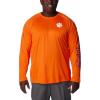 imageColumbia Mens Big and Tall PFG Terminal Tackle Long Sleeve TeeCle  Spark Orange