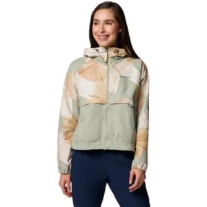 imageColumbia Womens Spire Valley Printed WindbreakerSafari RaysSafari