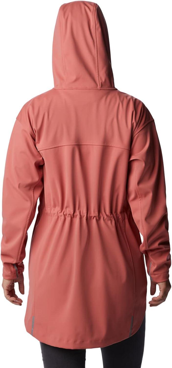 imageColumbia Womens Plus Size Flora Park Softshell JacketDark Coral