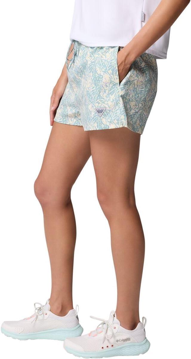 imageColumbia Womens Rugged Water Printed ShortLemon Wash Marlin Palms