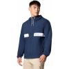 imageColumbia Mens Spire Valley Hooded WindbreakerCollegiate NavyWhite