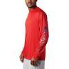 imageColumbia Mens Terminal Tackle PFG Triangle Long Sleeve ShirtRed SparkAmericana Digi Camo
