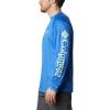 imageColumbia Mens Terminal Tackle PFG Triangle Long Sleeve ShirtVivid BlueKey West Logo