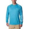 Ocean Blue Heather/White Logo