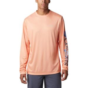 imageColumbia Mens Terminal Tackle PFG Triangle Long Sleeve ShirtBright NectarVivid Blue Gamefish Camo