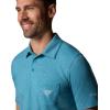 imageColumbia Mens PFG Uncharted PoloBlue Echo Heather