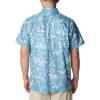 imageColumbia Mens Super Slack Tide Camp ShirtCanyon Blue Kona Kraze