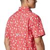 imageColumbia Mens Super Slack Tide Camp ShirtRed Spark Marlin Palms Print