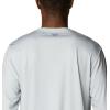 imageColumbia Mens Terminal Tackle PFG Triangle Long Sleeve ShirtCool GreyElectric Turquoise Realtree Horizon