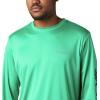 imageColumbia Mens Terminal Tackle PFG Triangle Long Sleeve ShirtDark LimeDorado Digi Camo