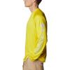 imageColumbia Mens Terminal Tackle PFG Triangle Long Sleeve ShirtLaser LemonCool Grey Logo