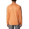 imageColumbia Mens Terminal Tackle PFG Triangle Long Sleeve ShirtOrange Reef HeatherTranquil Teal Logo