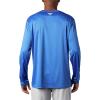 imageColumbia Mens Terminal Tackle PFG Triangle Long Sleeve ShirtVivid BlueVivid Blue Inside Out Camo