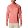 Red Hibiscus Heather/White Logo
