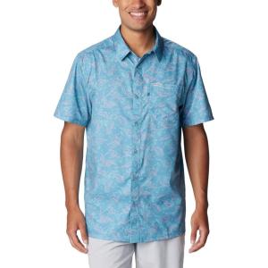 imageColumbia Mens Super Slack Tide Camp ShirtCanyon Blue Keye Takeaway