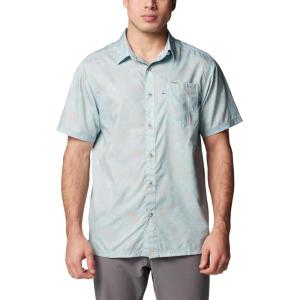 imageColumbia Mens Super Slack Tide Camp ShirtCrushed Blue Casted N Blasted