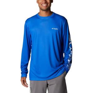 imageColumbia Mens Terminal Tackle PFG Triangle Long Sleeve ShirtBlue MacawBlue Macaw Pfg Camo