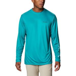 imageColumbia Mens Terminal Tackle PFG Triangle Long Sleeve ShirtTropic WaterDolphin Realtree Mako