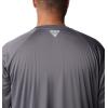 imageColumbia Mens PFG Terminal Tackle Long Sleeve ShirtCity GreyBlack Logo
