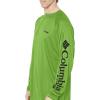 imageColumbia Mens PFG Terminal Tackle Long Sleeve ShirtGreen MambaBlack Logo