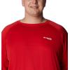 imageColumbia Mens PFG Terminal Tackle Long Sleeve ShirtRed SparkWhite Logo