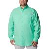 imageColumbia Mens PFG Tamiami II Long Sleeve ShirtLight Jade